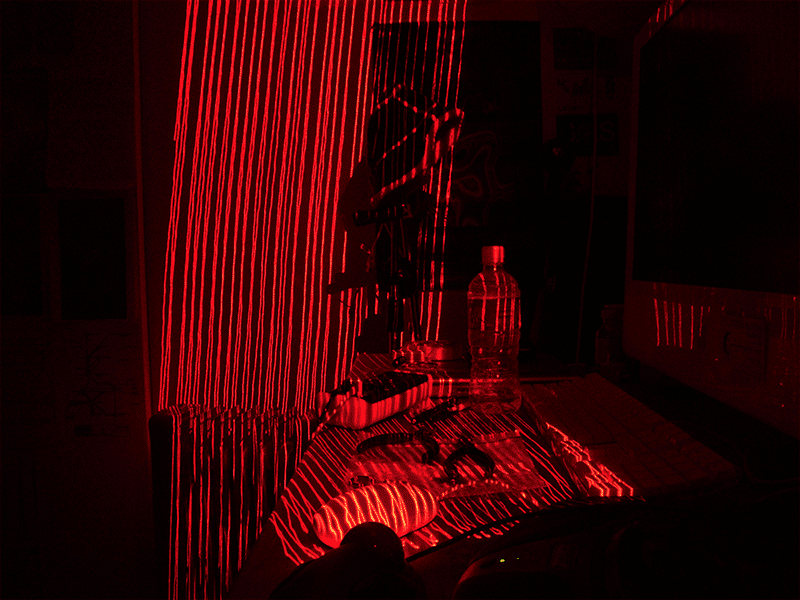Vertical LASER lines in my office